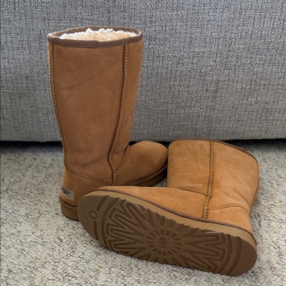 UGG Chestnut Sheepskin Boots - Picture 3 of 3